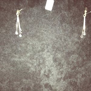 Adorable beach earring.sterling silver .925